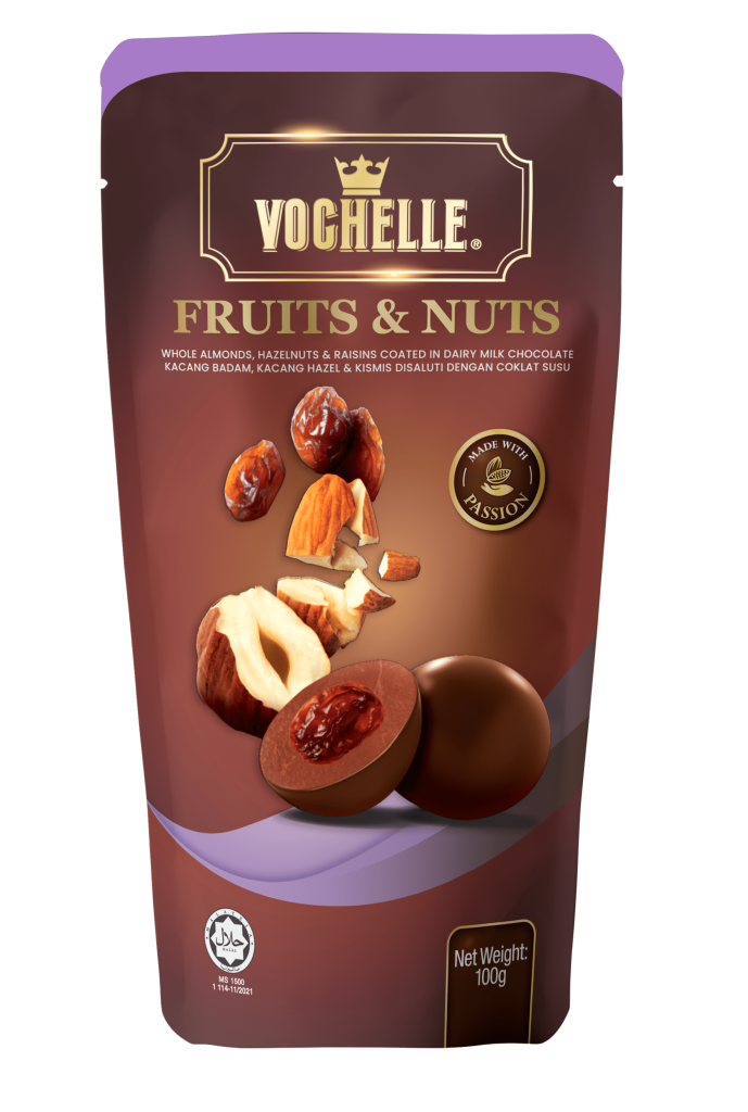 Vochelle Doypack 80g Fruits & Nuts - Vochelle Malaysia