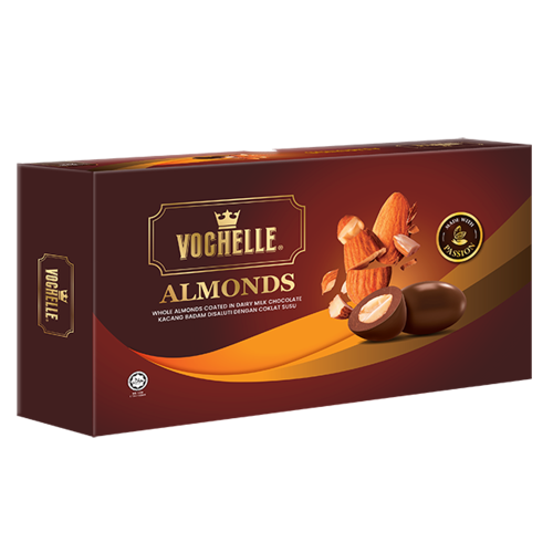 Vochelle Box 205g Almonds - Vochelle Malaysia